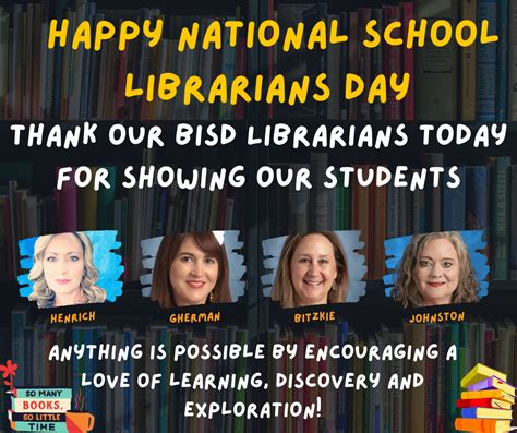 National School Librarian Day In Usa In 2024 National School Library Day - National School Library Day