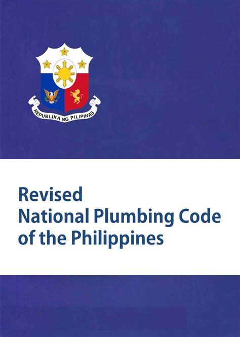 Read Online National Plumbing Code Of The Philippines 