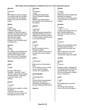 Read National Spelling Bee Consolidated Word List Pd 