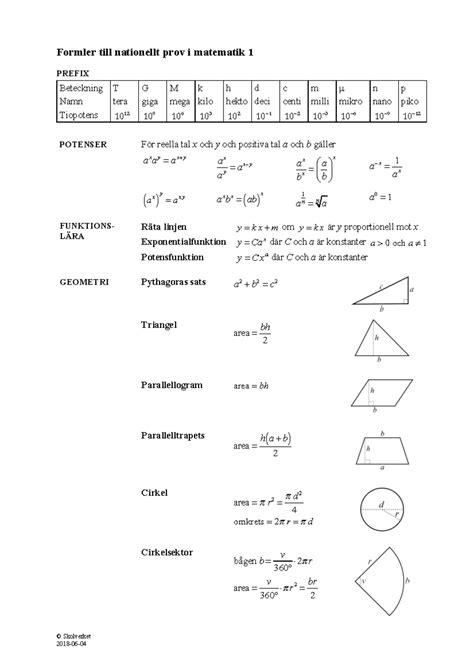 nationella prov matte 1 a