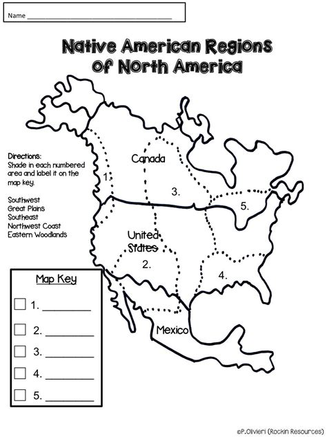 Native American Maps Blank Map Worksheet School History Native American Cultural Regions Map Blank - Native American Cultural Regions Map Blank