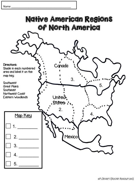 Native American Tribes Map Worksheet Education Com Native American Cultural Regions Map Blank - Native American Cultural Regions Map Blank