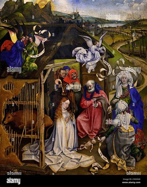 nativity by robert campin master