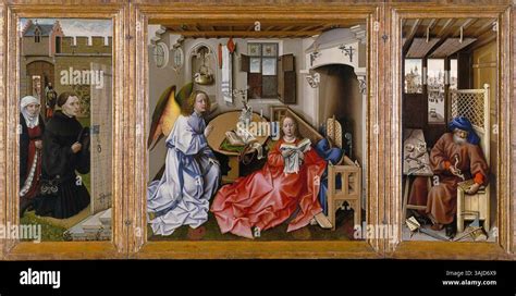 nativity by robert campin merode