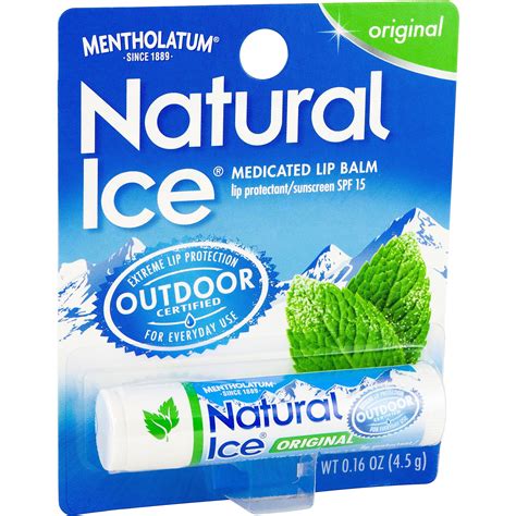 natural ice mentholatum lip balm
