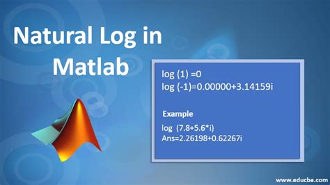 Natural Log In Matlab