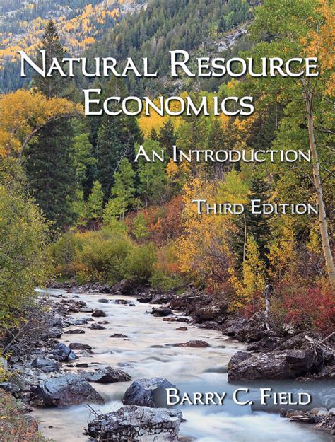 Read Online Natural Resource Economics An Introduction Third Edition 