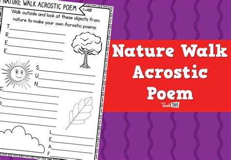 Nature Acrostic Poem Teaching Resources Teachers Pay Teachers Acrostic Poem On Nature - Acrostic Poem On Nature