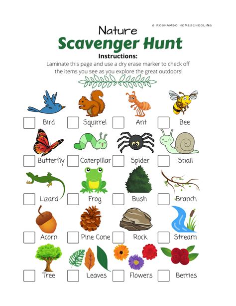 Nature Scavenger Hunt Free Homeschool Deals Science Scavenger Hunt At Home - Science Scavenger Hunt At Home