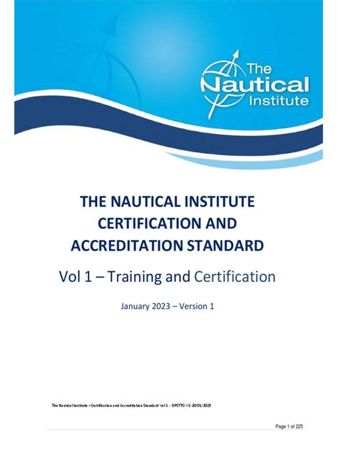 nautical institute dp verification