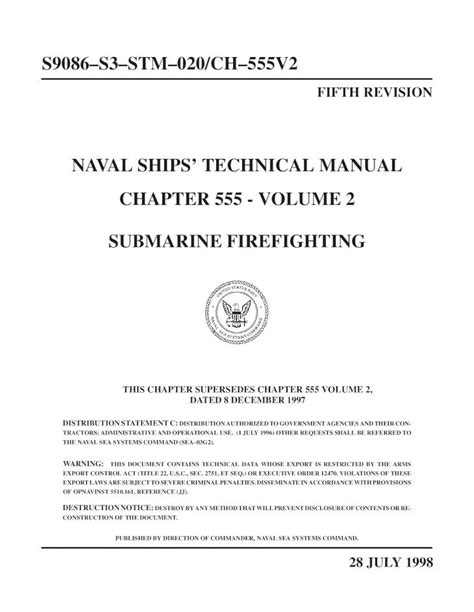 Read Naval Ships Technical Manual Chapter 555 