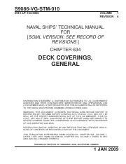 Read Online Naval Ships Technical Manual Chapter 634 