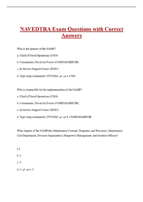navedtra 14320 answers