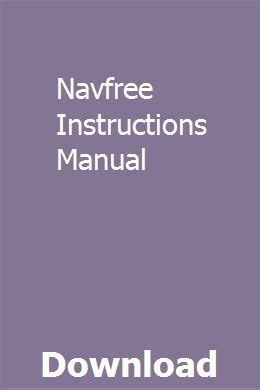 Full Download Navfree Instructions Manual 