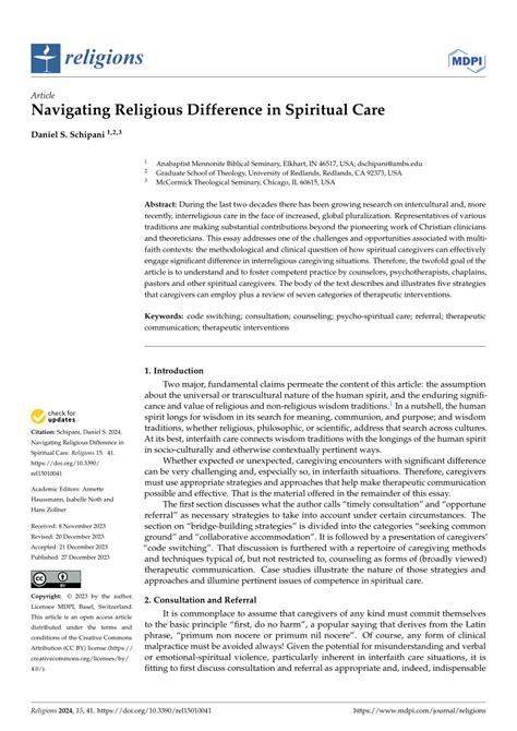 navigating religious difference in spiritual care