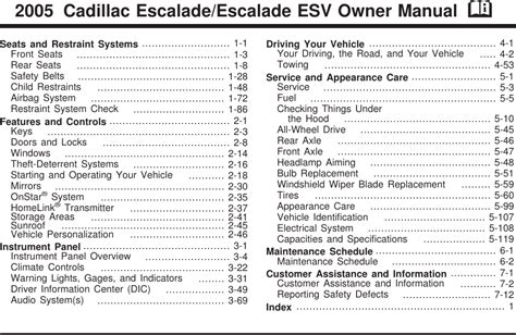 Read Navigation System For Cadillac Escalade 2005 User Manual 