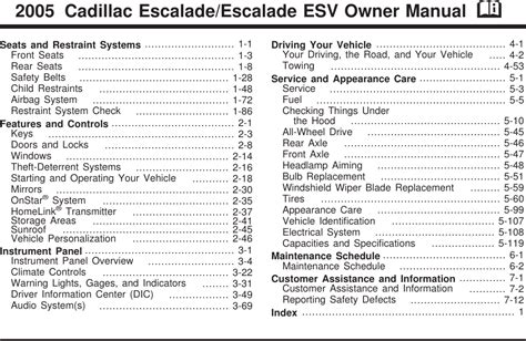 Full Download Navigation System For Cadillac Escalade 2005 User Manual 