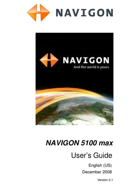 Download Navigon 5100 Max User Guide 