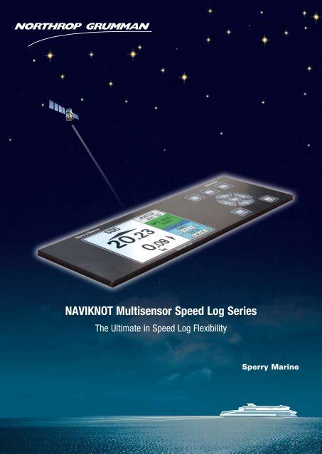 naviknot multisensor speed log series sperry marine