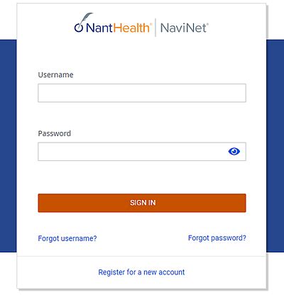navinet net provider login