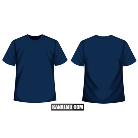 Navy Desain Kaos Polos Depan Belakang Warna Biru Gambar Kaos Depan Belakang - Gambar Kaos Depan Belakang