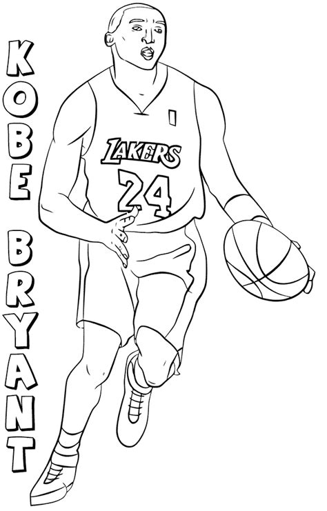 Nba Basketball Player Coloring Page Color Luna Coloring Pages Basketball Players - Coloring Pages Basketball Players