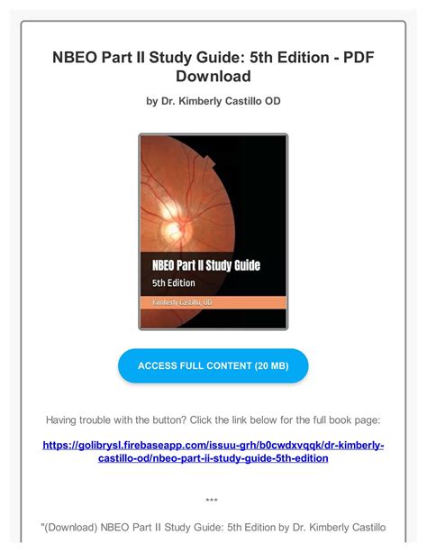 Download Nbeo Part One Study Guide 