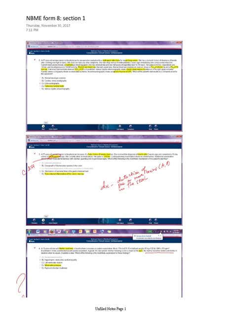 Nbme Step 3 Form 7 Answers