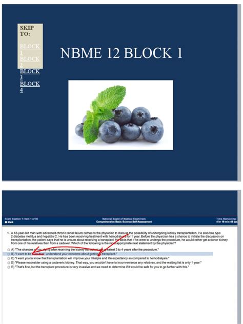 Read Online Nbme 12 Section 4 Answers 