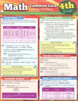 Nc Math Standards 4th Grade   Quick Reference Guide Nc Dpi - Nc Math Standards 4th Grade