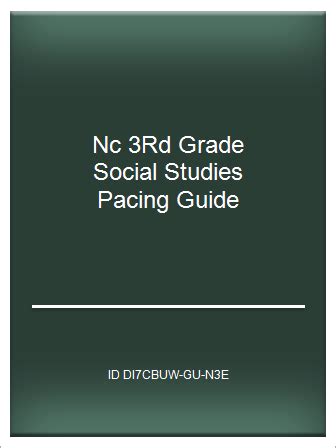 Read Nc 3Rd Grade Social Studies Pacing Guide Rcgray 