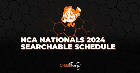 Nca Schedule 2024