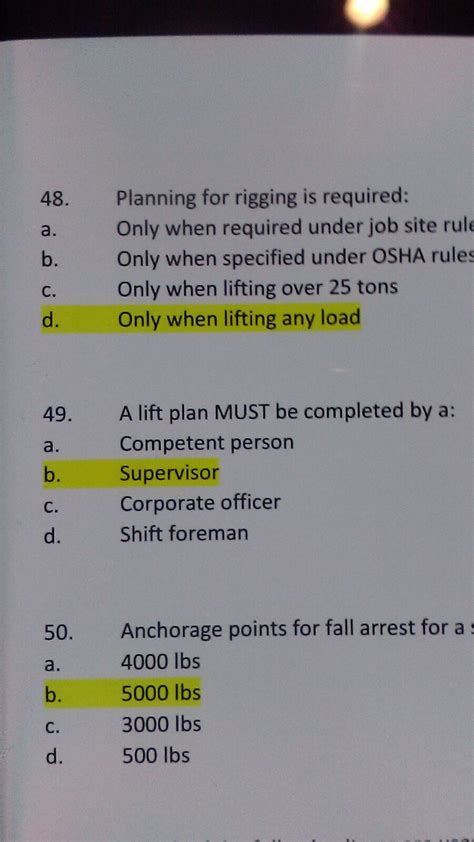 Read Nccer Advanced Rigging Test Study Guide 