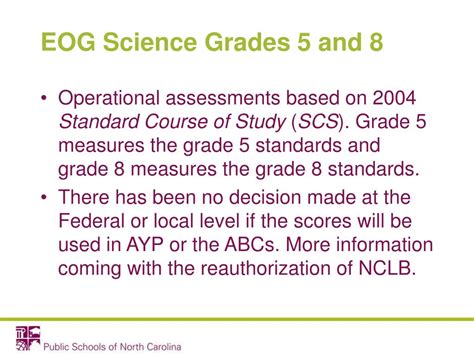Ncdpi Eog Released Tests