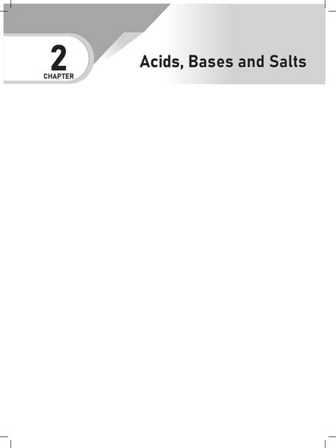 Ncert Solution Acid Bases And Salts Class