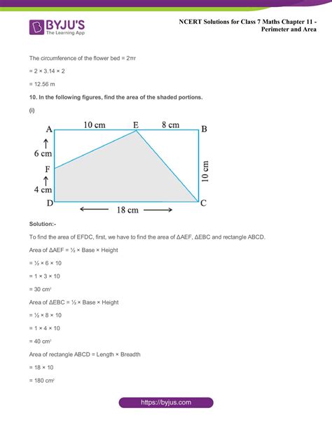 Read Online Ncert Solutions For Class 7 Maths Chapter 11 