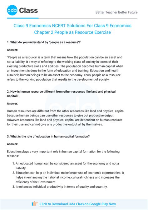 Read Ncert Solutions For Class 9 Economics Chapter 2 