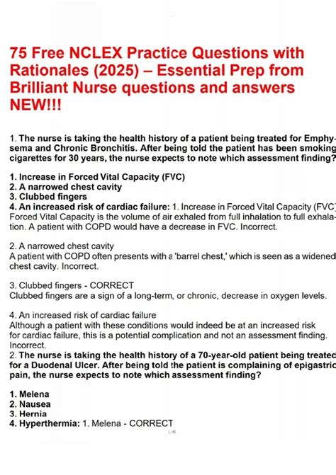 Nclex Practice Questions