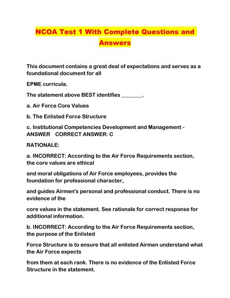 Read Ncoa Summative Test Answers 