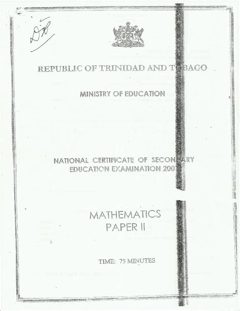 Ncse Maths Past Papers