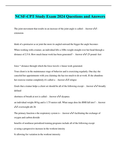 Read Ncsf Study Guide Answer Key 