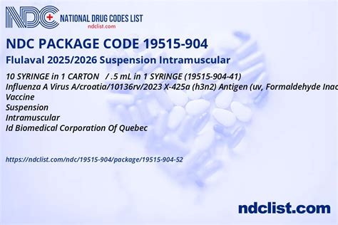 ndc number for flulaval cpt 90688