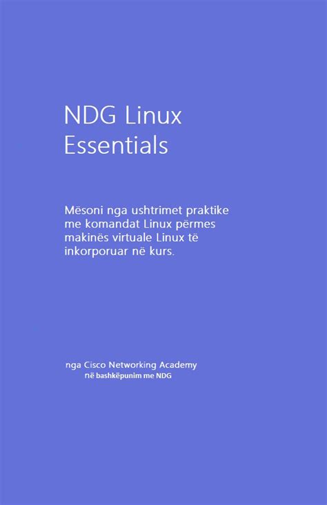 Ndg Linux Essentials Cisco Networking Academy