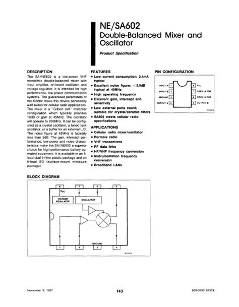 Full Download Ne602 Datasheet User Guide 