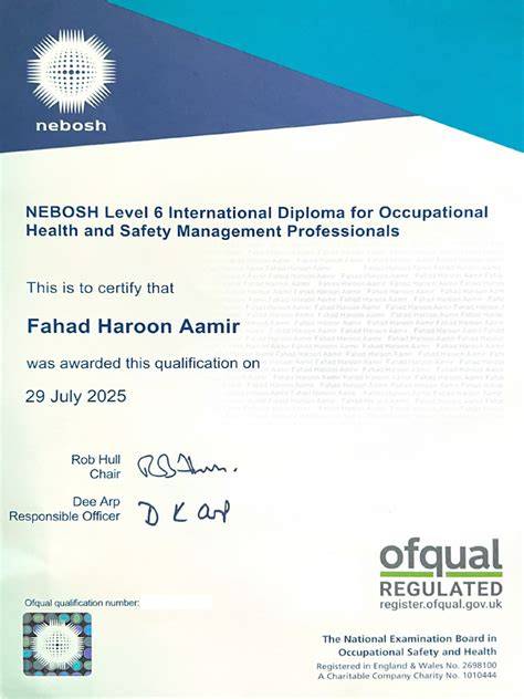 nebosh international dimploma unit 1a