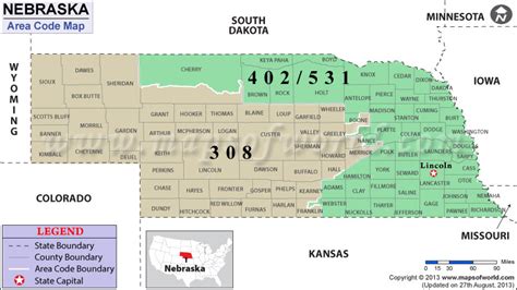 nebraska area codes