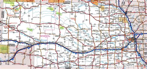 nebraska road map