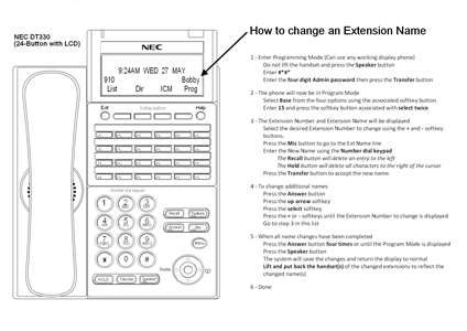 Full Download Nec Dt300 Series Phone User Guide 