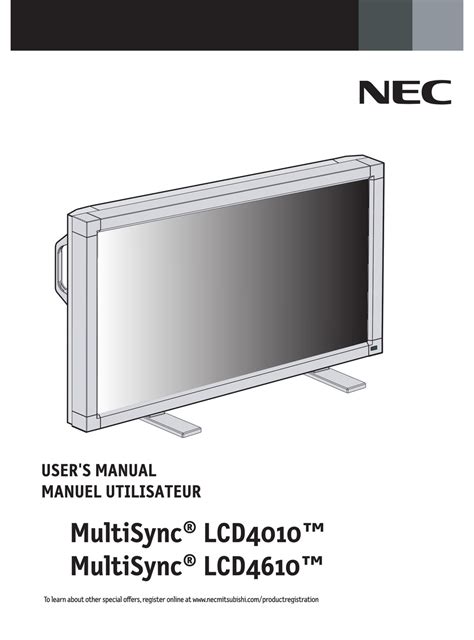 Read Online Nec Lcd4010 User Guide 