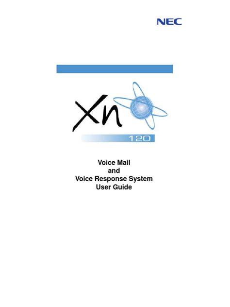 Download Nec Xn120 Voicemail User Guide 